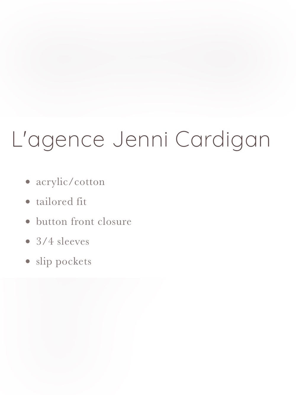 L'agence "Jenni" Cardigan - Picture 7 of 9
